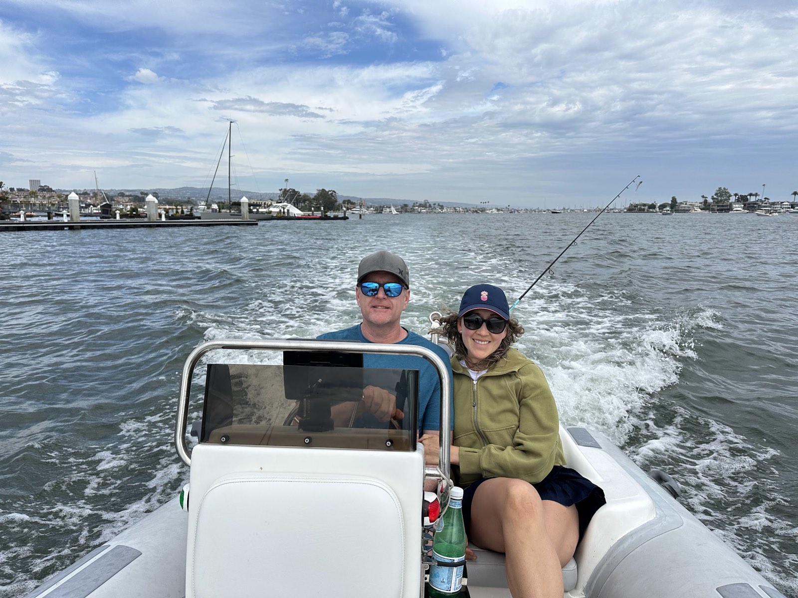 Sharing the helm underway