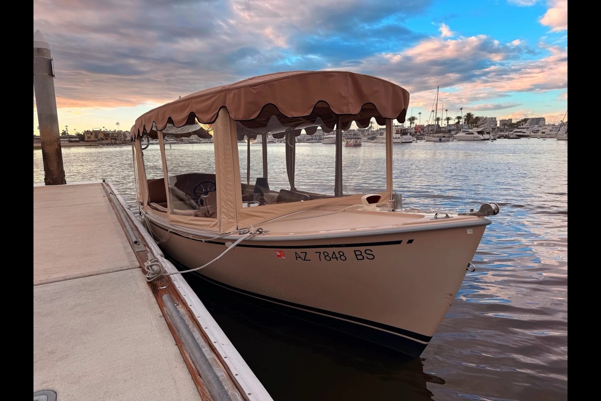 Sea Watt - 2006 Duffy 21 luxury yacht partnership at Bayside Village Newport Beach California